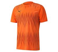 Puma Ftblnxt Graphic Core Short Sleeve Crew Neck Orange Mens T-Shirt 656830 02 - Size Large