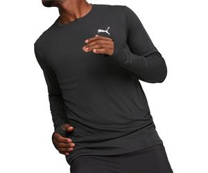 Puma Fun Favourite Long Sleeve Mens Running Top - Black