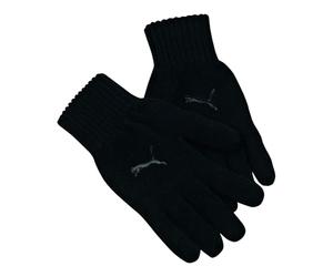 Puma Fundamentals Knit Gloves, unisex Womens, Handschuhe Fundamentals Knit Gloves, black-dark shadow