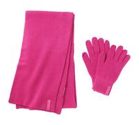 PUMA Fundamentals Set Consisting of Scarf and Gloves Knitted Pink Very Berry Size:X-Small
