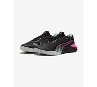 Puma Fuse 4.0 Shoes Pure Black Pink Turquoise Women - 42