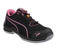 Puma Fuse Technic S1P black womens steel toe safety trainers shoes