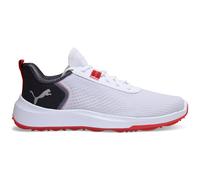 PUMA Fusion Crush Sport Golf Shoes Men, White/Dark Coal, size 8