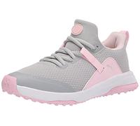 PUMA Fusion Evo Jr. Golf Shoe, High Rise-Pink Lady, 6 US Unisex Big Kid