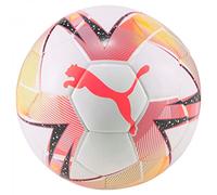 Puma Futsal 1 Tb FIFA Quality Pro, Ball, PUMA White-Sunset Glow-Sun Stream, Size 4 (62 cm)