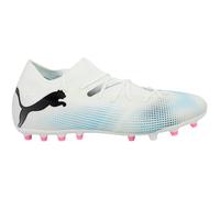 PUMA Future 7 Match MG Football Boots, White/Black/Poison Pink, size 6.5