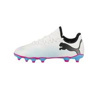 Puma Future 7 Ultimate Firm Ground Football Boots 10K White/Blk/Pink