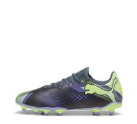PUMA Unisex Future 7 Play FG/AG Soccer Shoe, Gray Skies-Elektro Purple-Fizzy Apple White, 11 UK