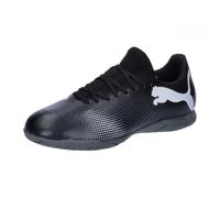 PUMA Unisex Kids Future 7 Play It Jr Soccer Shoe, Puma Black Puma White, 13.5 UK