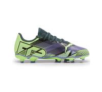 PUMA Future 7 Play FG/AG Football Boots Youth, Grey Skies/Elektro Purple/Fizzy Apple, size 1.5
