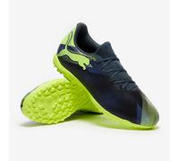 PUMA Unisex Adults Future 7 Play TT Soccer Shoe, Gray Skies-Elektro Purple-Fizzy Apple-PUMA White, 9.5 UK