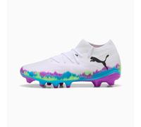 PUMA Future 8 Match Brilliance FG/AG Football Boots Women, White/Fizzy Apple/Bright Aqua, size 5
