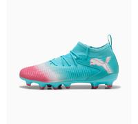PUMA Future 8 Match Re-Charge FG/AG Football Boots Youth, Hero Blue/White/Sunset Pink, size 4.5