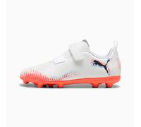 PUMA Future 8 Play FG/AG Football Boots Kids, White/Black/Glowing Red, size 12