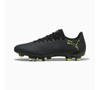 PUMA Future 8 Play FG/AG Football Boots Unisex, Black/Fizzy Light/Green Terrain, size 7.5