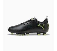 PUMA Future 8 Play FG/AG Football Boots Youth, Black/Fizzy Light/Green Terrain, size 2.5