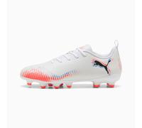 PUMA Future 8 Play FG/AG Football Boots Youth, White/Black/Glowing Red, size 2.5