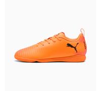 PUMA Future 8 Play Futsal Boots Youth, Heat Fire/Black/Ravish, size 4