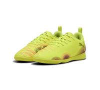 PUMA Future 8 Play IT JR Soccer Shoe, Black White-Sun Struck, 1 UK