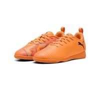PUMA Future 8 Play IT JR Soccer Shoe, Heat FIRE Black-Ravish, 4 UK