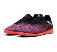 PUMA Unisex Future 8 Play IT Soccer Shoe, Black White-Glowing RED, 8 UK