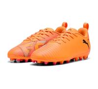 PUMA Future 8 Play MG JR Soccer Shoe, Heat FIRE Black-Ravish, 1.5 UK