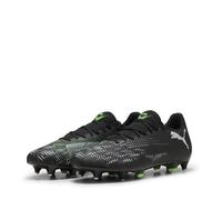 PUMA Unisex Future 8 Play MXSG Soccer Shoe, Black Silver-Fluo Green, 11 UK