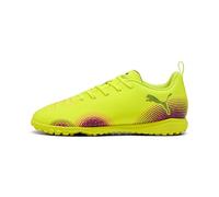 PUMA Future 8 Play TT JR Soccer Shoe, Yellow Alert Black-Sun Struck, 5 UK