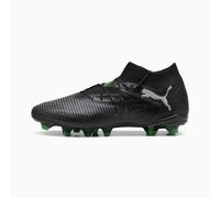 PUMA Future 8 Pro FG/AG Football Boots Unisex, Black/Cool Light Grey/Green, size 9