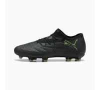 PUMA Future 8 Ultimate FG Low Football Boots Unisex, Black/Fizzy Light/Green Terrain, size 9.5