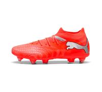 PUMA Unisex Future 9 Match Mixed Soft Ground Football Boots, Glowing Red-PUMA White-PUMA Black-PUMA Silver, 3.5 UK