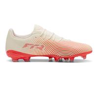 PUMA Unisex Future 9 Play Firm Ground/Artifical Ground Football Boots, Sugared Almond-PUMA White-Ultra Red-PUMA Black, 5 UK