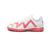 PUMA Future Play TT JR Soccer Shoe, White-FIRE Orchid, 12 UK