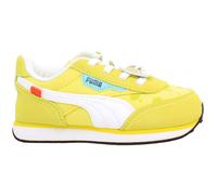 Puma Future Rider Spongebob Lace-Up Yellow Synthetic Kids Trainers 392118_01 (UK )