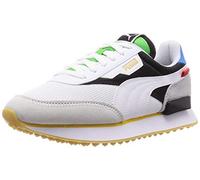 PUMA Future Rider WH Lace-Up White Synthetic Mens Trainers 373384 01