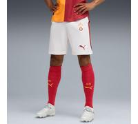 PUMA Galatasaray Sk 25/26 Shorts Men, White/Red Rhythm/Intense Orange, size XL