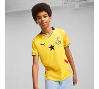 PUMA Ghana 2025 Away Jersey Youth, Pelé Yellow/Black, size 13-14 Youth