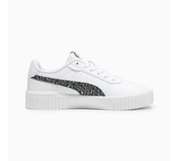 Puma Girls Carina 2.0 Animal Update Trainer Size: 3 UK, Colour: White/Grey