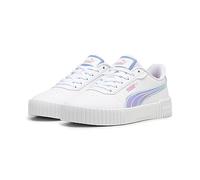 Puma Girls Carina 2.0 Deep Dive Jr Sneakers, Puma White-Blue Skies-Fast Pink, 3.5 UK