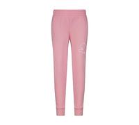 PUMA Girls' Core Logo Jogger, Fleece Lined, Elastic Waistband, Pull on Pant Sweatpants, Pale Pink, L