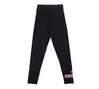Puma Girls Essential Logo Leggings - Black - 4-5 Years - Black - 95% Cotton/5% Elastane