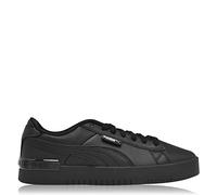PUMA Girls Jada Youth Trainers Sports Shoes Black-Black-Silver 5.5