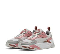 Puma Girls Kids Trinity Low Top Trainers in FthrGryGrychPnk - Grey - Size UK 5