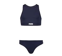 PUMA Girl's Racerback Bikini Set, Navy, 31-34