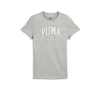 PUMA Girls Squad G Tees, Light Gray Heather, 164 EU