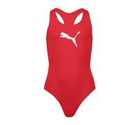 Puma Girls' Swimming Costume, red, 6 Years