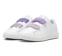 PUMA GIRLS TRAINERS SMASH 3.0 L GLITTER V PS SHOES JUNIOR KIDS SNEAKERS UK K9-3
