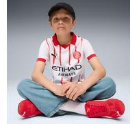 PUMA Girona FC 25/26 Home Jersey Youth, White/Red, size 5-6 Youth