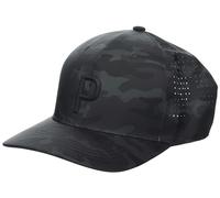 Puma Golf Men's Camo Tech P Snapback Cap, Puma Black-Strong Gray, One Size