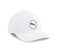 Puma Golf Mens 2024 Circle Cat Tech Cap - White Glow - One Size